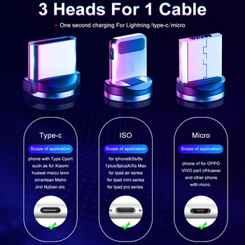 Magnetické Rýchle Nabíjanie Nabíjací Kábel Micro USB Kábel Pre Huawei Honor 6A,Česť 6C Pro,Cti 7X,Česť 8 Lite,P9 Lite mini,
