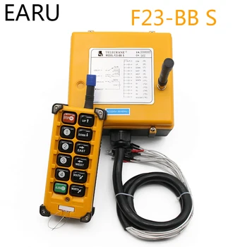 F23-BB Priemyselné Bezdrôtové Rádiové Diaľkové ovládanie Spínač 1 Prijímač+ 1 Vysielač Otáčok Zdvihnúť Žeriav Ovládať Výťah, Žeriav