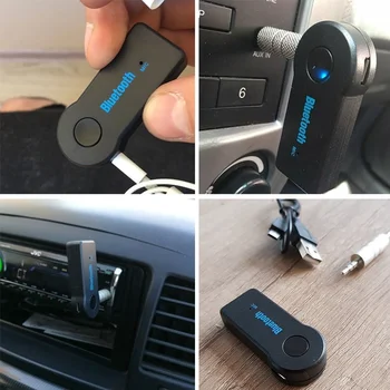 BGGQGG Bluetooth Audio Prijímač, Vysielač Mini Stereo Bluetooth, AUX, USB 3,5 mm Jack pre PC Slúchadlá Súprava Adaptéra Bezdrôtovej siete