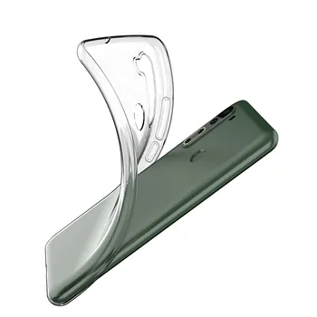 Ultra-tenké Transparentné TPU Proti Sklzu Proti Pádu Shockproof Telefón puzdro pre HTC série U20 5G HTC U12 Život Plus Kryt Telefónu