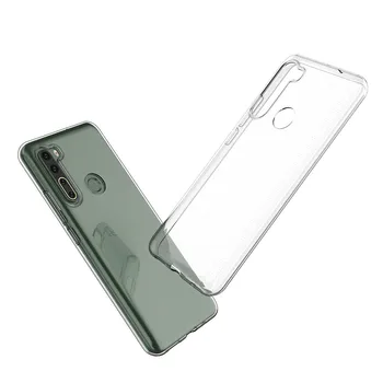 Ultra-tenké Transparentné TPU Proti Sklzu Proti Pádu Shockproof Telefón puzdro pre HTC série U20 5G HTC U12 Život Plus Kryt Telefónu