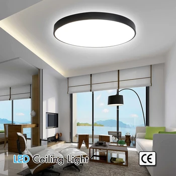 LED Stropné Svietidlá Stmievateľné 48W 220V S 3 Farby Nastaviteľné pre Spálne, Kuchyne, Stropné Svetlá pre Obývacia Izba Svetlá Osvetlenie