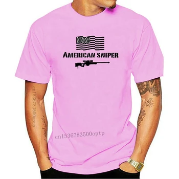 2020 Móde Hot predaj tričko Mužov, krátky rukáv, zelená olivový usa sniper armády vojenské americký Tee tričko
