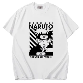 2021 T-Shirt Japonských mužov/Ženy Sasuke Zábavné bavlnené Tričko Bežné Streetwear Harajuku T shirt Hip Hop Topy Tee Muž
