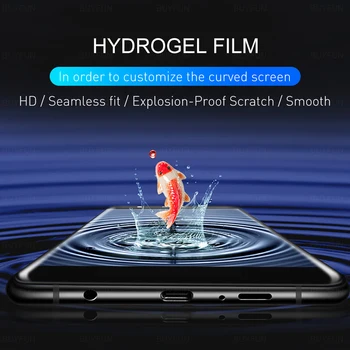 2v1 Obrazovke Hydrogel Film Pre Xiao Redmi Poznámka 8 Pro Note8 8T 8A Mi8 Fotoaparát Chránič Objektív Nie Ochranné Kalené Sklo