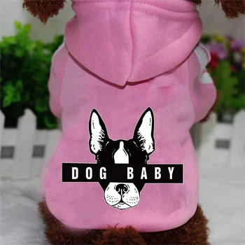 Malé psie oblečenie veľké psie oblečenie, francúzsky buldog Samoyed zimné oblečenie pre psy, teplé a pohodlné psa sveter psa hoodie