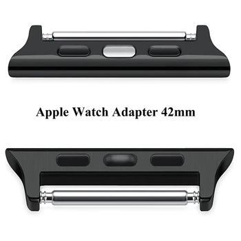Kovové Hodinky Kapela Adaptér Spona Konektor pre Všetky Apple Modely Hodiniek 44 mm 40 mm, Žiadne Skrutky alebo Skrutkovač Potrebné Easy fit iwatch 5
