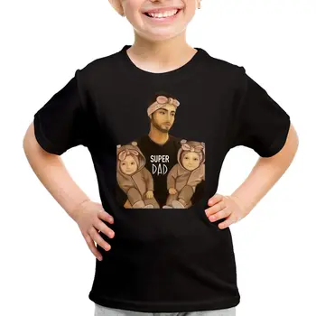Super Otec S Roztomilý Dievča Žehlička Na Škvrny Na Oblečení DIY úrovni Umývateľný Rodinné T-shirt Tepelnej Nálepky Prenos Tepla Nášivka
