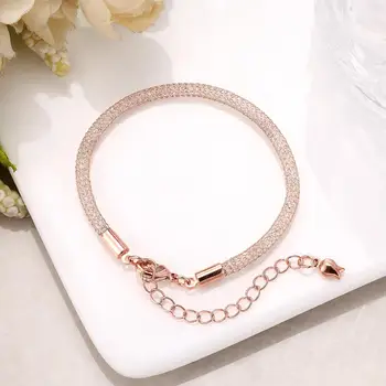 Nové doplnky, módne sladké romantické Krištáľový náramok žena nastaviteľné šperky mužský pár náramok darček 2020