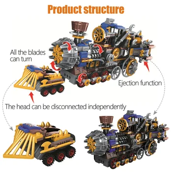2021 NOVÝ Vek Pary Tvorca Titan Roboty Stavebné Bloky Sady Tehly Klasické Voltrone Modelu Deti Vlak Hračky