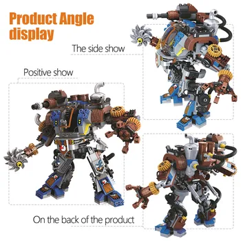 2021 NOVÝ Vek Pary Tvorca Titan Roboty Stavebné Bloky Sady Tehly Klasické Voltrone Modelu Deti Vlak Hračky