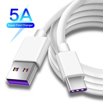 40W USB Typu C Kábel 5A Flash Nabíjanie Pre Xiao Mate 20 Pro Mobilného Telefónu, USB Drôt, Nabíjačku, Dátový Kábel