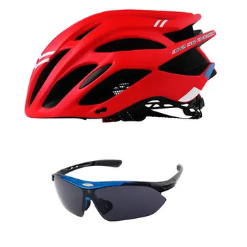 Profesionálny Cestný Horský Bicykel, Prilba S Okuliarmi Ultralight MTB All-Terrain Cyklistické Prilby Športy, Jazda na Bicykli Helmet3Style