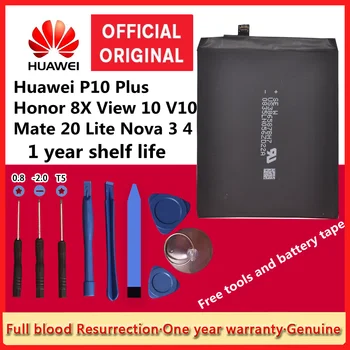 3750mAh Originálny Nový akumulátor, HB386589ECW pre Huawei Honor 8X Nova 5T YAL-L21 YAL-L61 YAL-L61A YAL-L61D YAL-L71 YAL-L71A YAL-LX1