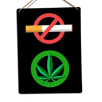 Bez Tabaku, Len Cannabis - Kovové Steny Prihlásiť Doska Dymu 420 Burín Stoner Blaze(Navštívte Náš Obchod, Viac Produktov!!!)