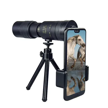 4K 10-300X40mm Super Zoom Teleobjektív Monokulárne Ďalekohľad Prenosné Dual Focus Monokulárne Ďalekohľad#W