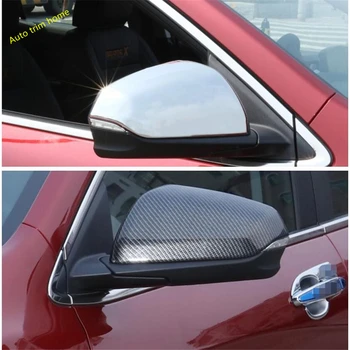 Lapetus Mimo Dvere Spätné Zrkadlo Pokrytie Výbava vhodné Pre Chevrolet Rovnodennosti 2017 2018 2019 2020 2021 Chrome / Carbon Fiber ABS