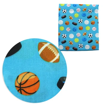 50*145 Patchwork Futbal Vytlačené Na Bavlnenej Tkaniny na Tkaniva, Detský bytový textil na Šitie, Prešívanie Tkaniny Základné,c13133