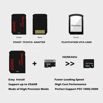 PSV 3.0 Hra Revolúcie Micro Karta Kryt Podpora 32G 64 G 128G SD2Vita PLUS Odpojiteľné Karty Kryt Vysoká Kvalita Vysoká Rýchlosť