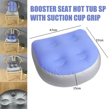 Multifunkčné Spa Prídavného Sedadla S Prísavkou Grip Hot Tub Masážny Vankúš Nafukovacie Vyplniť Vody Pad Pre Dospelých alebo Deti