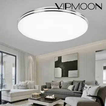 VIPMOON Moderný Dizajn Zariadenie Panel Stropné svietidlo, Vhodné Pre Spálne, Obývacia Izba Lirbrary 18W 220V studená Biela Povrchovú montáž