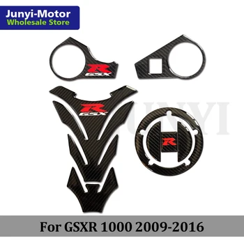 Na Suzuki GSXR GSX-R 1000 2009-2016 K9 K10 Tank Pad Kryt Plynu Spp Nálepky Triple Strom Spojka Kotúča 3D Motocykel Závodná Nálepky