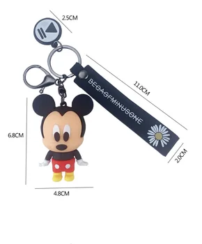 Nové Anime Disney Mickey Mouse Mrazené Anna Keychain Hračka Spiderman Keychain Pár Aktovka Keychain Dievča, Darček Hračka