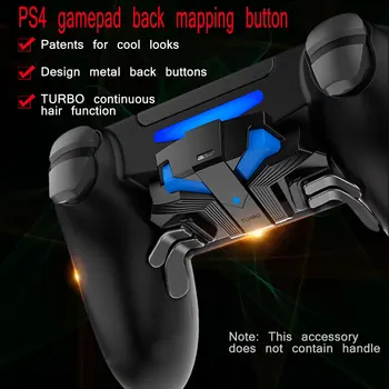 Vhodné Pre PS4 Gamepad Hra Mobilné Spúšť Radič Zadné Adaptér, Kovový Materiál Gamepad Tlačidlo Späť S Predĺženou Tlačidlo
