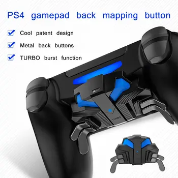 Vhodné Pre PS4 Gamepad Hra Mobilné Spúšť Radič Zadné Adaptér, Kovový Materiál Gamepad Tlačidlo Späť S Predĺženou Tlačidlo