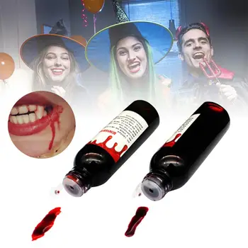 Krvný Halloween Falošné Rany, Jazvy, Modriny Falošné Krvi make-up na Tvár Farba Simulácie Ľudského Upír Cosplay Ultra-realistický