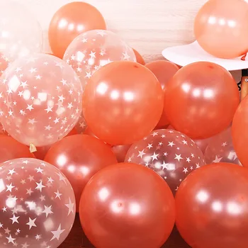 20pcs 12 palcový Latexové Balóny Set Star Jasné, Ružové Zlato Balóny Svadobné Dekorácie Baby Sprcha Narodeninovej Party Dodávky Domova