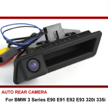 Rukoväť kufra OEM Pre BMW Radu 3 E90 E91 E92 E93 320i 335i Zadnej Kamery HD CCD RCA NTST Auto parkovacia Kamera, bezdrôtové