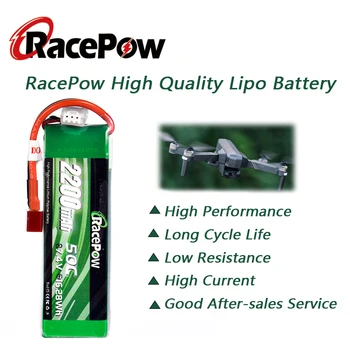 RacePow RC LiPo Batérie 7.4 V 2S 2200mAh 50C s T Dekani Konektor Pre RC Evader BX Auto RC RC Truck Truggy RC Lietadlo UAV Drone FPV