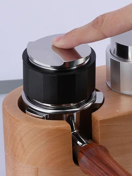 58mm Kávy Distribútor & Tamper Dual Head Kávy Leveler Hodí Nastaviteľná Hĺbka - Profesionálne Espresso Strane Tampers