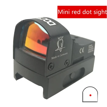 DOTER Mirco Red Dot Sight Taktické Mini Kompaktná Holografické Reflex Optika Collimator Pohľad Puška Rozsahy Pre Airsoft Pištoľ