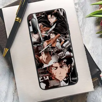 Anime Útok Na Titan Manga Čierny Matný Mobilný Telefón Kryt puzdro Pre Xiao Mi 6 A2 8 10 Lite 9 Se 9t Pro A1 Poznámka 10 Lite