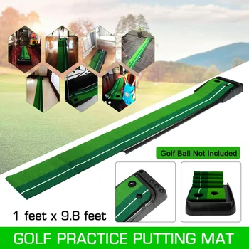 NOVÝ Indoor Golf Putter Tréner Nastaviť Golf Praxe Uvedenie Mat Golf Zelenej Tréner Chippin Jazdy Biť Syntetické Golfový Trávnik