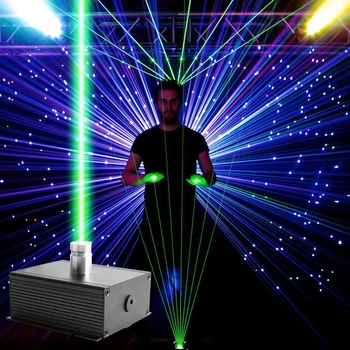 Laserového Svetla 50mw Kombinácie Laser Stage DJ Hudba Zobraziť Pedál Etapy Kontroly Osvetlenie Červená Zelená Aktivovaný Strany