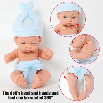 10 inch bebes Reborn Bábiky 26 CM celého tela nepremokavé Realistické premie novorodenca Bábika silikónové Boneca kúpeľ pre deti hračky