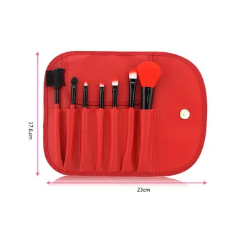 7 Ks Profesionálny make-up Štetce Set Toaletná Súprava Kozmetických Nadácie Štetce na Make-Up Kit so Prípade Mini Travel Prenosné