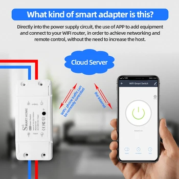 Smart Domov, Wifi Bezdrôtové Diaľkové Prepínanie Istič Domotic LED Svetlo Radič Modul Alexa Domovská stránka Google Smartlife Tuya APP