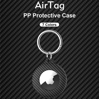 2021 Ochranné puzdro Pre Apple Airtag Miesto Tracker Anti-scratch Anti-stratil Transparentné Chránič Puzdro Pre AirTag Keychain