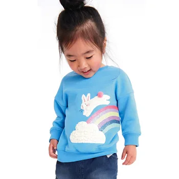 Malý maven, Baby, Dievčatá, Mikiny Jednorožec Dievča Oblečenie Bavlnené detské Oblečenie na Jeseň 2020 Nový detský Kostým