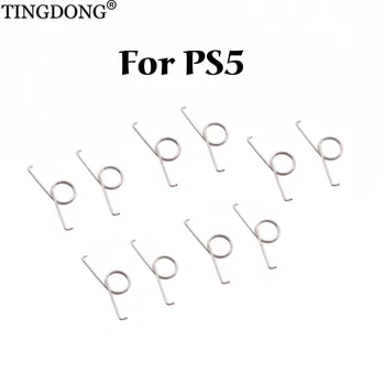 10pcs pre PS5 Ovládači Tlačidlo Jar Kov Rukoväť L2 R2 Spúšť Oprava Časť