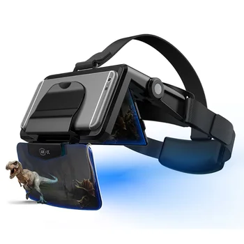 AR Okuliare 3D VR Slúchadlá Virtuálnej Reality 3D Okuliare Kartón VR Headsety pre 4.7-6.3 palcový Telefón Pre VR AR-X Prilba 2021
