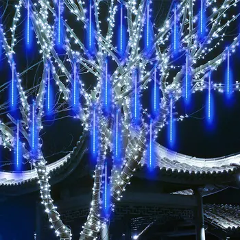LED meteorický dážď Svetlo Patch Zvýrazniť Nepremokavé String Vianočný Večierok Festival Dekorácie Vodopád Svetla Daždi Kvapka Svetla