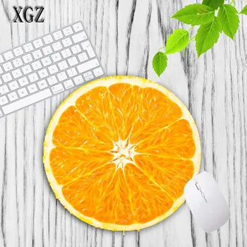XGZ Ovocie Orange Vzor Kolo PC Počítač Mousepad 200x200MM 11 Štýl Herné Podložka pod Myš Vyberte si pre Hru/office Tablet Stôl Rohože