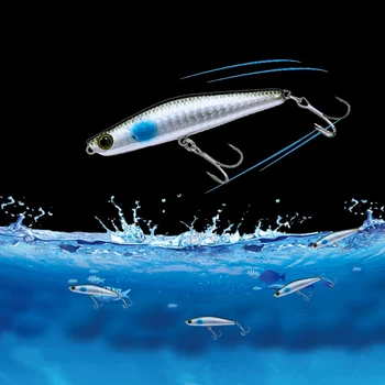 CHODIŤ RYBY Nové Rybárske Lure Potopenie Ceruzka 80mm 18 g VIB 3D Oči, Umelé Návnady Wobbler Minnow Kvalitné Profesionálne pesca Rybolov