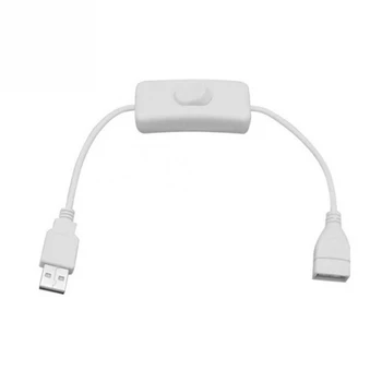 2A USB Samec Samica Predlžovací Kábel LED Svetlo, Bar Napájací Kábel pre Switch Kábel DC Napájanie, USB Kábel Pre Raspberry Pi Arduino