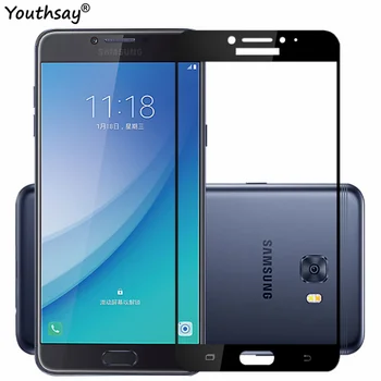 Screen Protector Samsung Galaxy C7 Pro Tvrdeného Skla Pre Samsung Galaxy C7 Pro Ochranná Fólia Pre Samsung C7 Pro Sklo